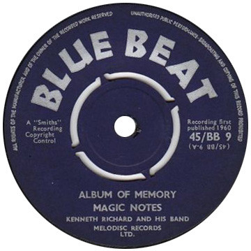 Magic Notes*, Kenneth Richard And His Band* ‎– Album Of Memory /