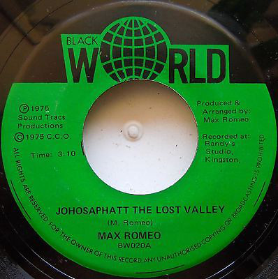 Max Romeo ‎– Johosaphatt The Lost Valley