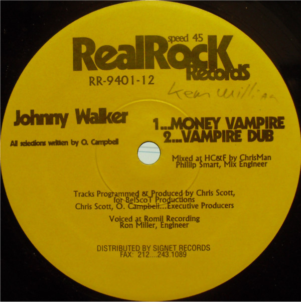 Johnny Walker (12) ‎– Money Vampire