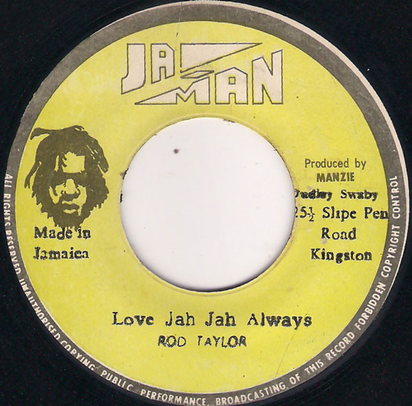 Rod Taylor ‎– Love Jah Jah Always