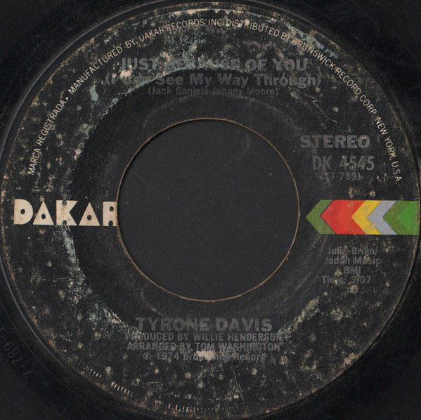 Tyrone Davis ‎– A Woman Needs To Be Loved