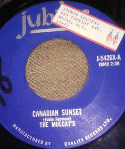 The Mulcays ‎– Canadian Sunset