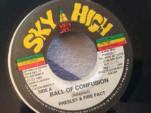 Presley & Fire Facts / Joy Lindsay ‎– Ball Of Confusion / Black