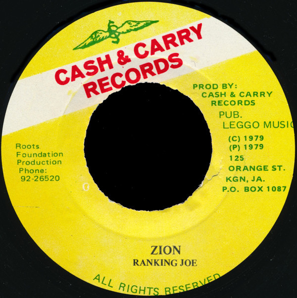 Ranking Joe / D. Brown* ‎– Zion / Home Sweet Home