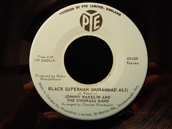 Johnny Wakelin & The Kinshasa Band ‎– Black Superman (Muhammad A